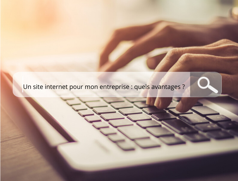 ordinateur barre de recherche site internet entreprise