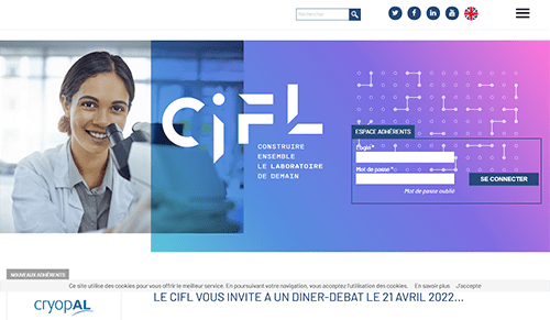Site vitrine - CIFL | Boitmobile, Agence web de création de site internet à Amiens